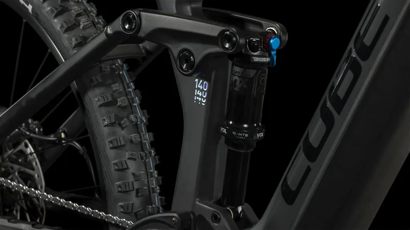 2024 Cube Stereo Hybrid 140 HPC SLX 750 Electric Mountain Bike - Carbon-6