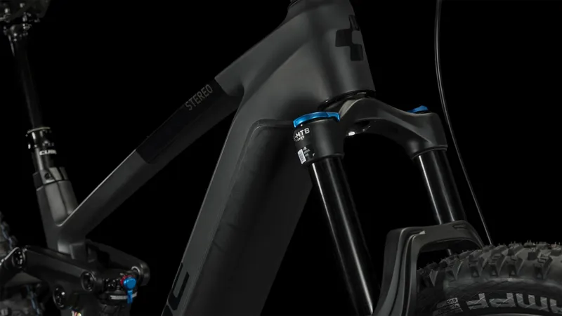 2024 Cube Stereo Hybrid 140 HPC SLX 750 Electric Mountain Bike - Carbon-7