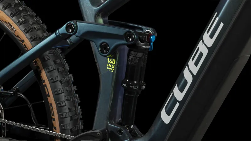 2024 Cube Stereo Hybrid 140 HPC SLX 750 Electric Mountain Bike - Goblin-2