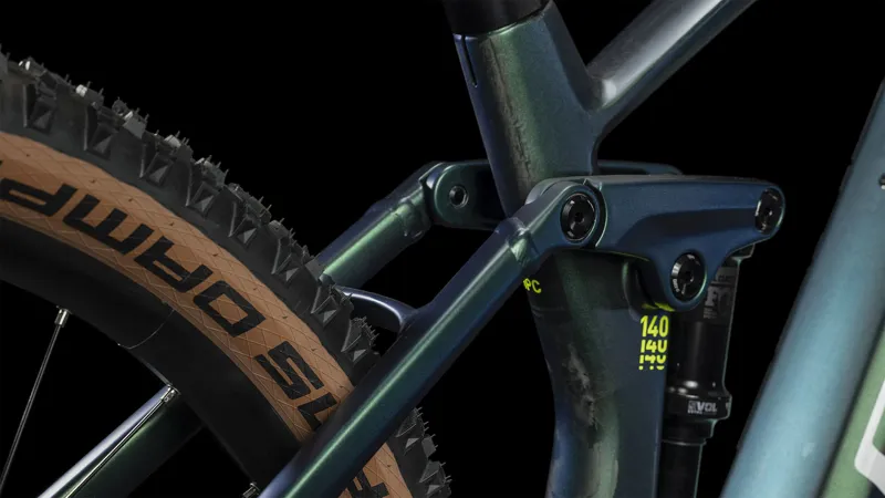 2024 Cube Stereo Hybrid 140 HPC SLX 750 Electric Mountain Bike - Goblin-3