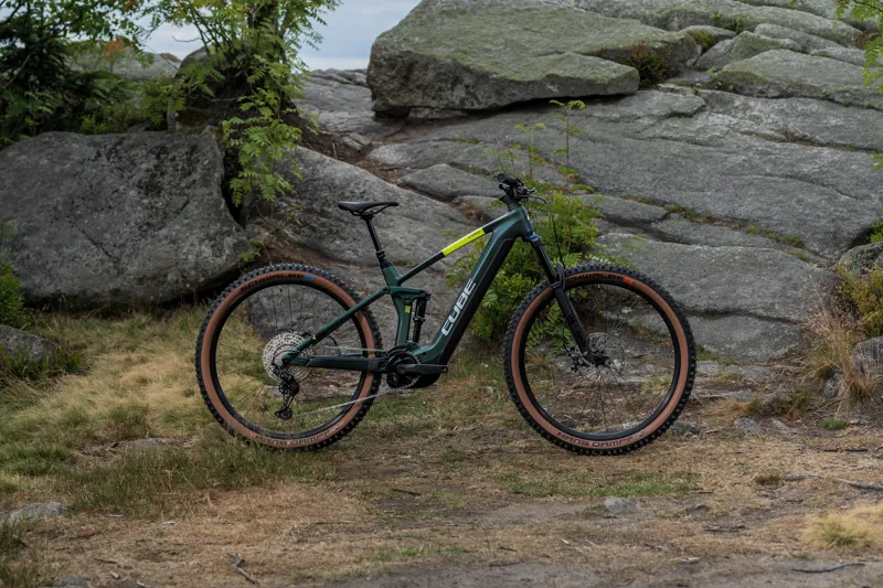 2024 Cube Stereo Hybrid 140 HPC SLX 750 Electric Mountain Bike - Goblin-10