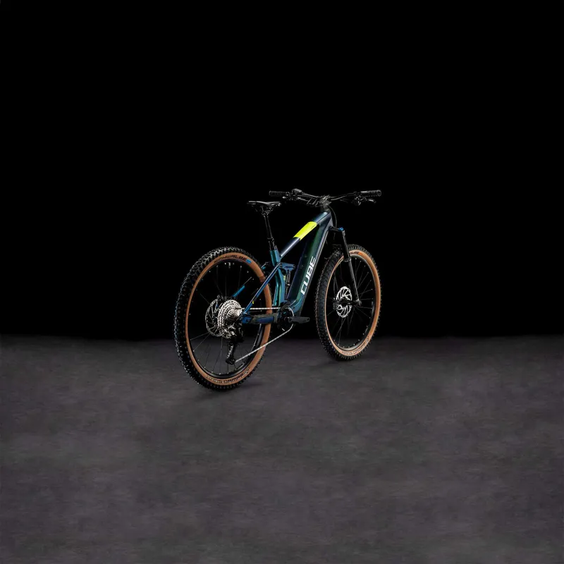 2024 Cube Stereo Hybrid 140 HPC SLX 750 Electric Mountain Bike - Goblin-11
