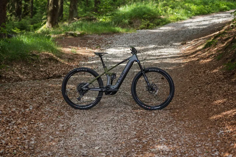 2024 Cube Stereo Hybrid 140 HPC TM 750 Electric Bike - Grey - Size Small-1