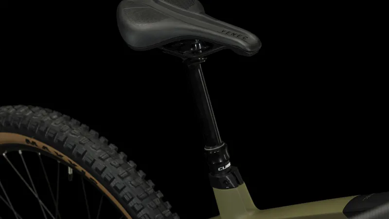 2024 Cube Stereo Hybrid 160 HPC Race 750 27.5 Electric Mountain Bike - Olive-6