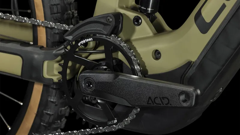 2024 Cube Stereo Hybrid 160 HPC Race 750 27.5 Electric Mountain Bike - Olive-7