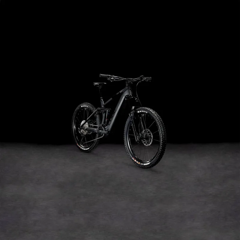 2024 Cube Stereo Hybrid 160 HPC SLX 750 27.5 Electric Mountain Bike - Carbon-2