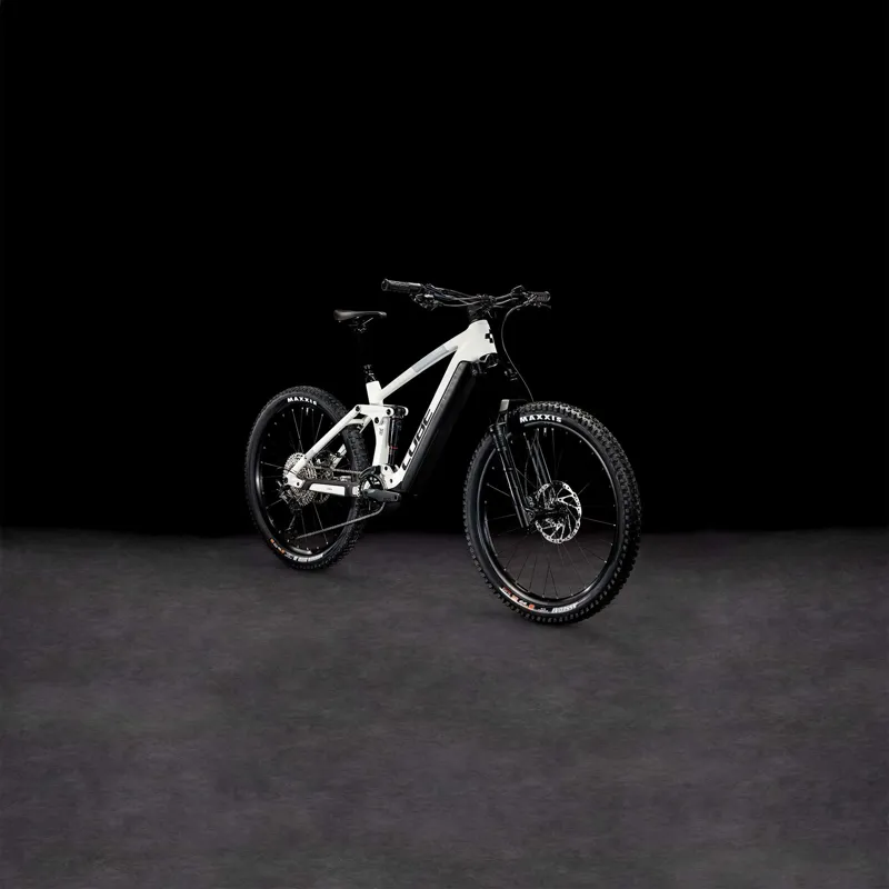 2024 Cube Stereo Hybrid 160 HPC SLX 750 27.5 Electric Mountain Bike - Grey-2