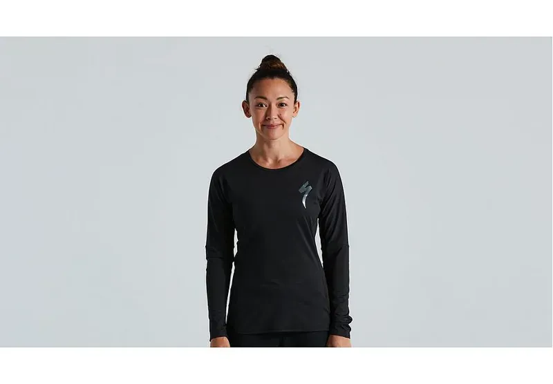 Specialized Trail Air Womens Long Sleeve Mountain Bike Jersey - Black