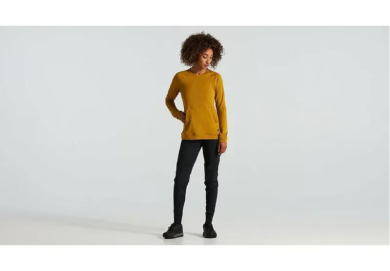 Specialized Trail Powergrid Womens Long Sleeve MTB Jersey - Gold - Size X-Small