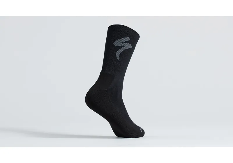 Specialized Primaloft Lightweight Tall Logo Socks - Black