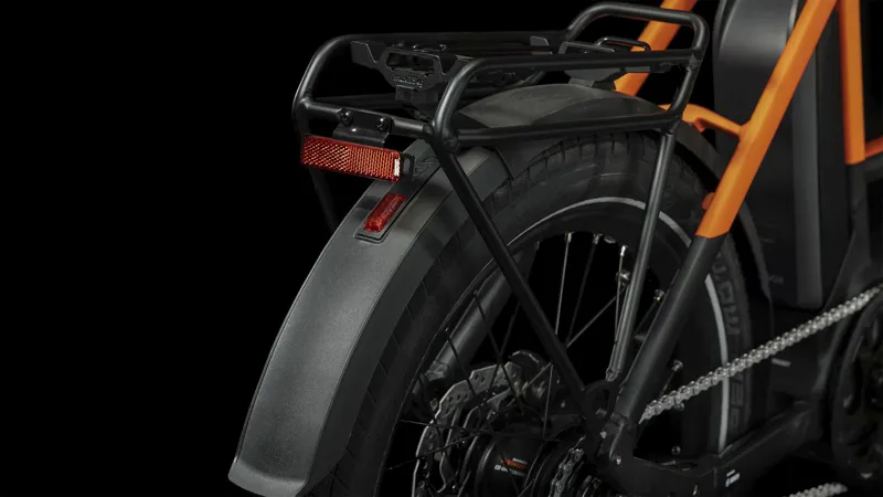 2024 Cube Compact Hybrid 500 Electric Hybrid Bike - Black/Spark Orange-2