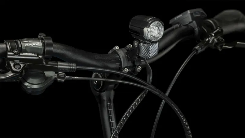 2024 Cube Compact Sport Hybrid 500 Electric Hybrid Bike - Blue/Lime-6