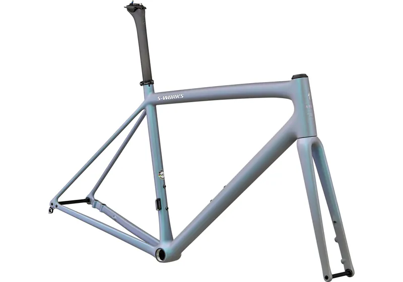 2022 S-Works Aethos Road Bike Frameset - Cool Grey/Chameleon - 56cm