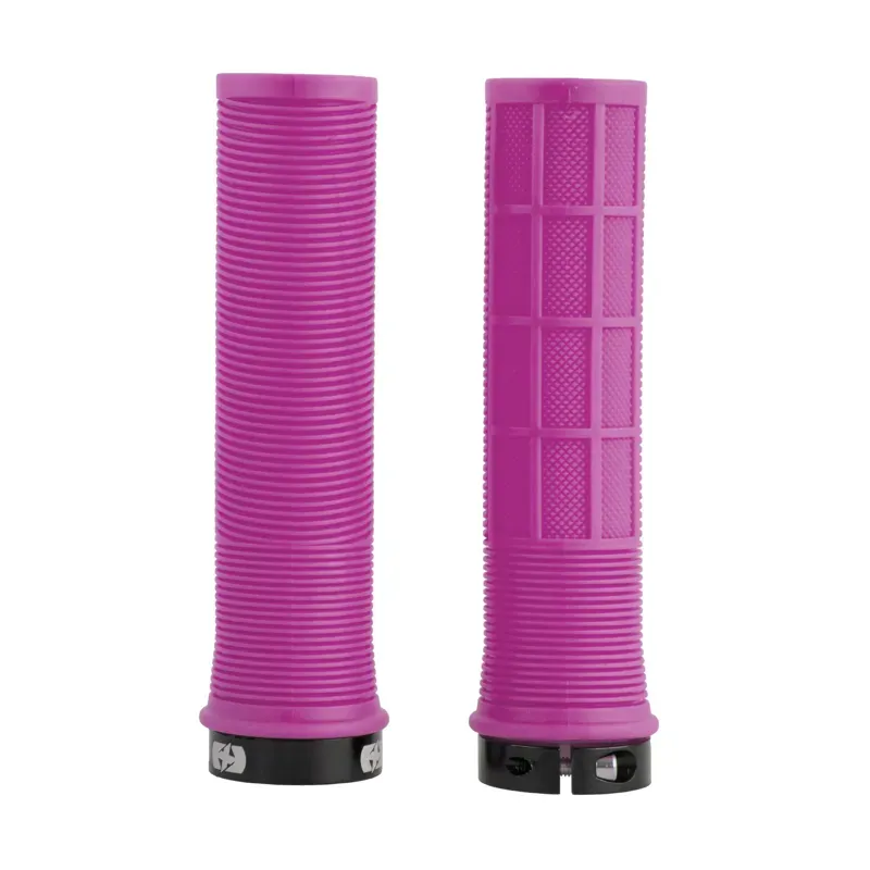 Oxford Driver Lock-On Mountain Bike Handlebar Grips - Purple