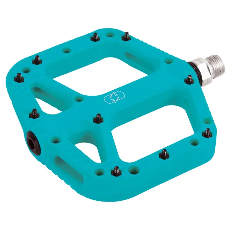 Oxford Loam 20 Nylon Flat Bike Pedals - Turquoise
