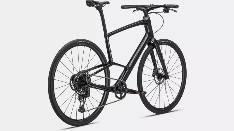 Specialized Sirrus 6.0 Hybrid Bike - Gloss Black/Pearl/White-2