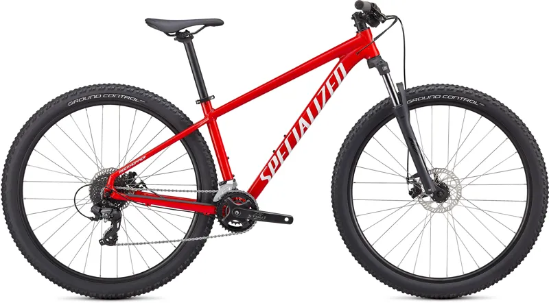 2022 Specialized Rockhopper 27.5 Hardtail Mountain Bike - Gloss Flo Red/White