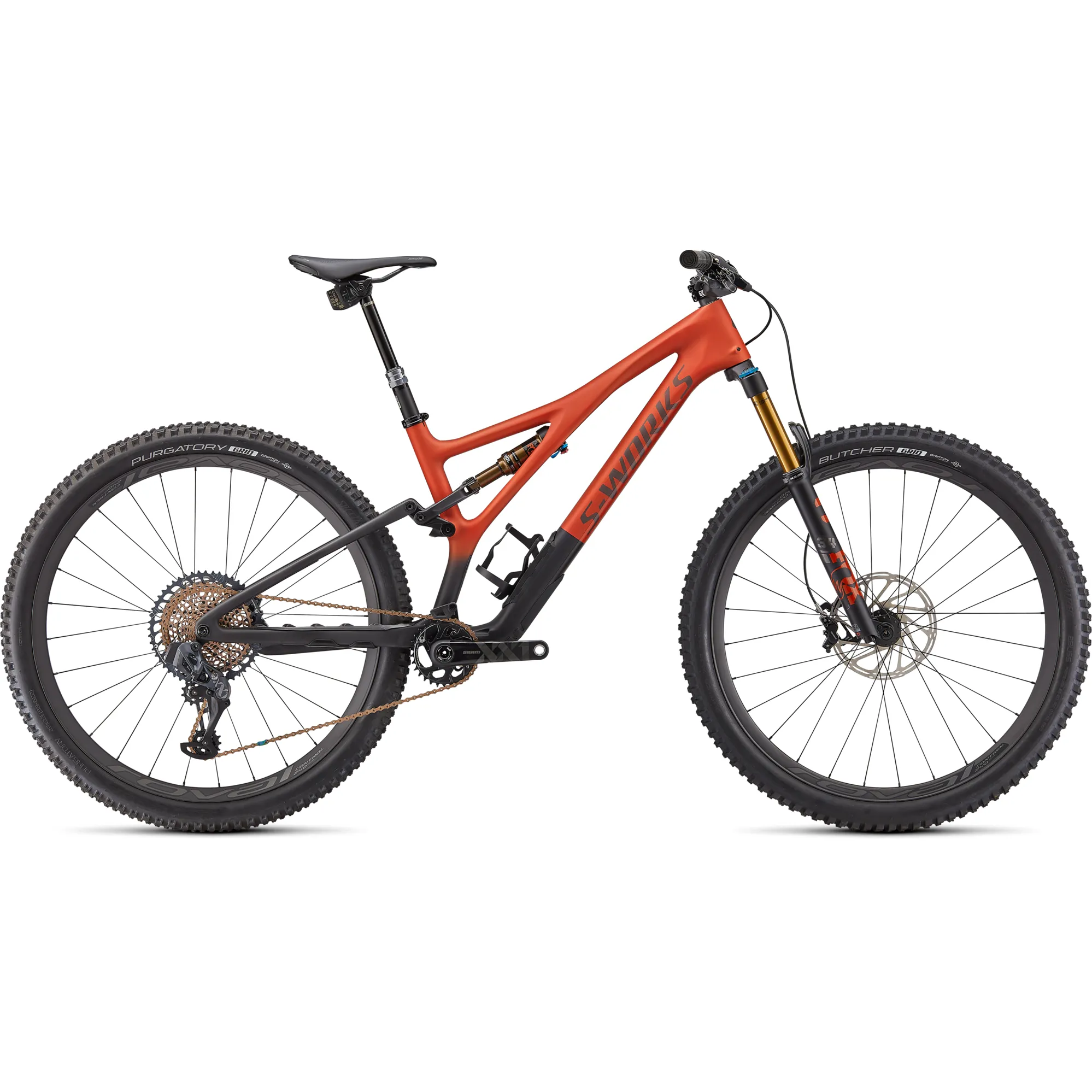2021 S-Works Stumpjumper FSR Mountain Bike Satin Redwood/Smoke