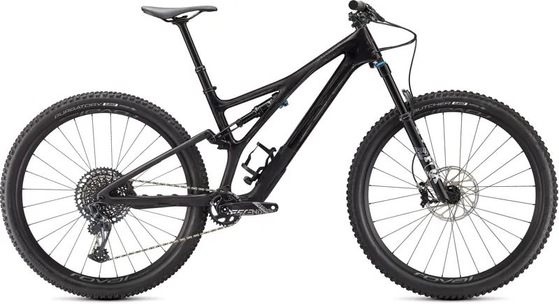 2021 Specialized Stumpjumper Expert FSR Mountain Bike Gloss Satin Carbon Smoke