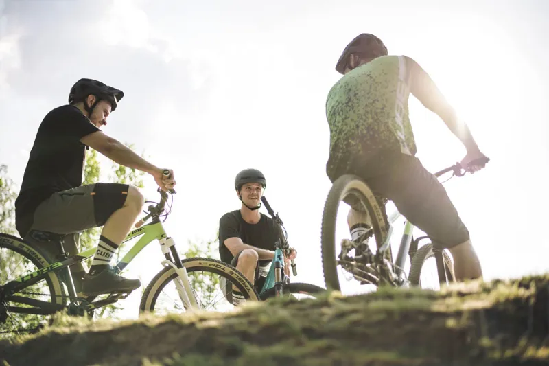 Cube Aim EX Hardtail Mountain Bike - Blue/Red - Size 23 inch-5