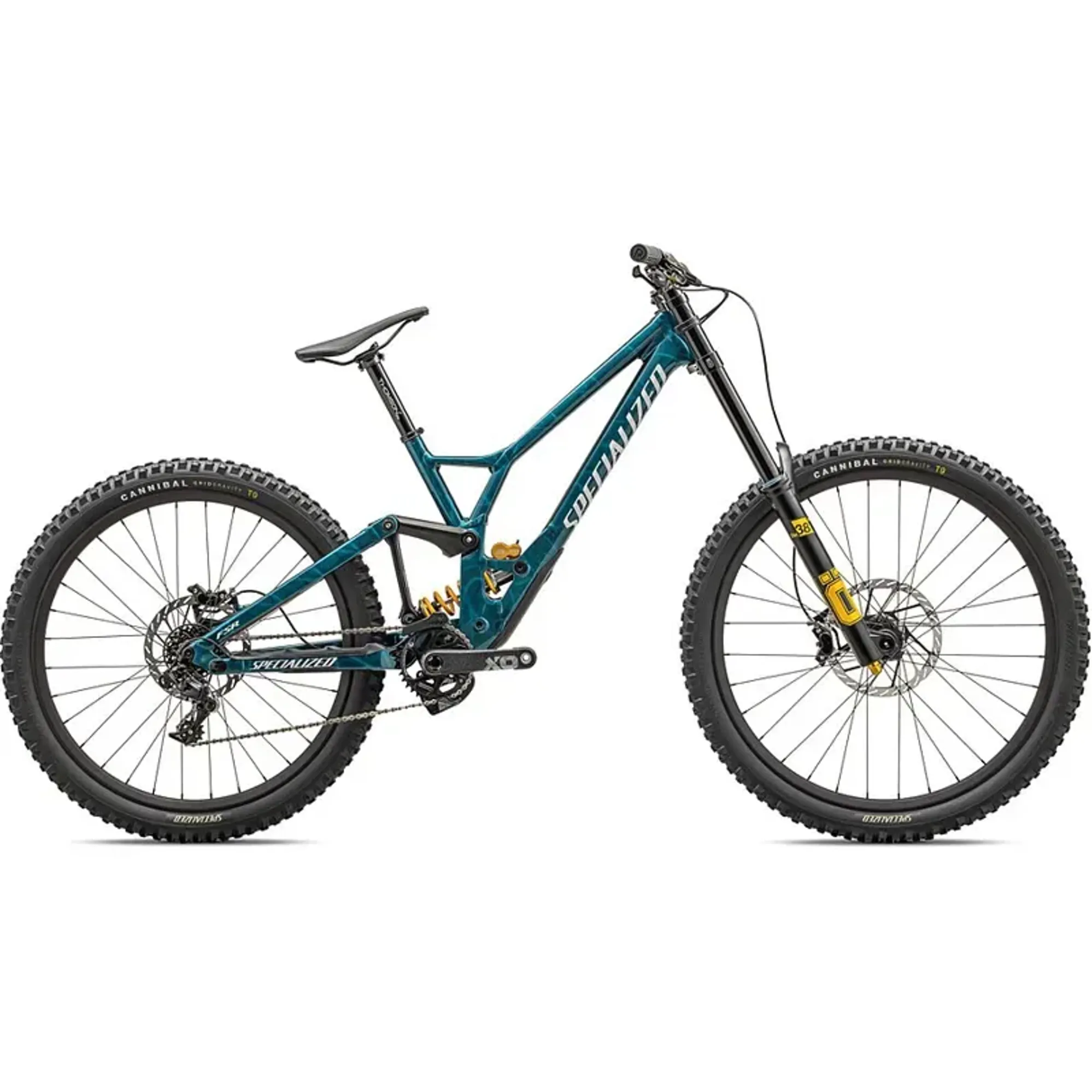 2024 Specialized Demo Race Downhill Mountain Bike Gloss Teal Size S3