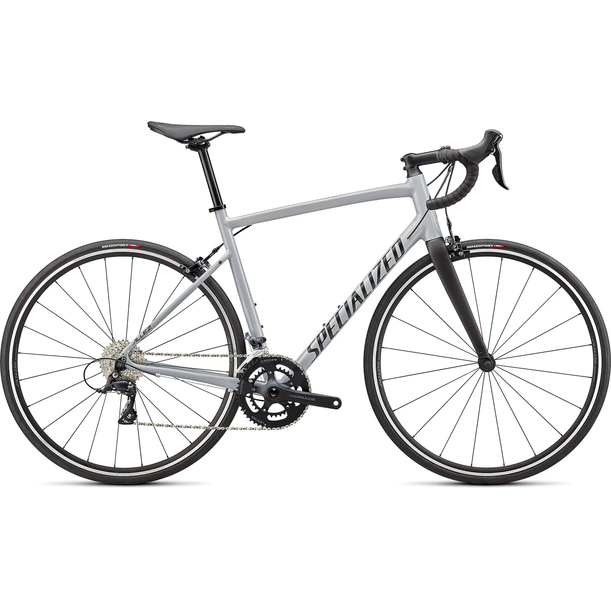 2022 Specialized Allez Sport Road Bike Gloss Dove Grey/Satin Black