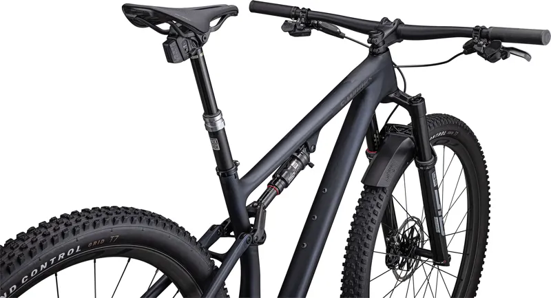 2023 S-Works Epic Evo Mountain Bike - Satin Blue Ghost Pearl/Black Chrome-3