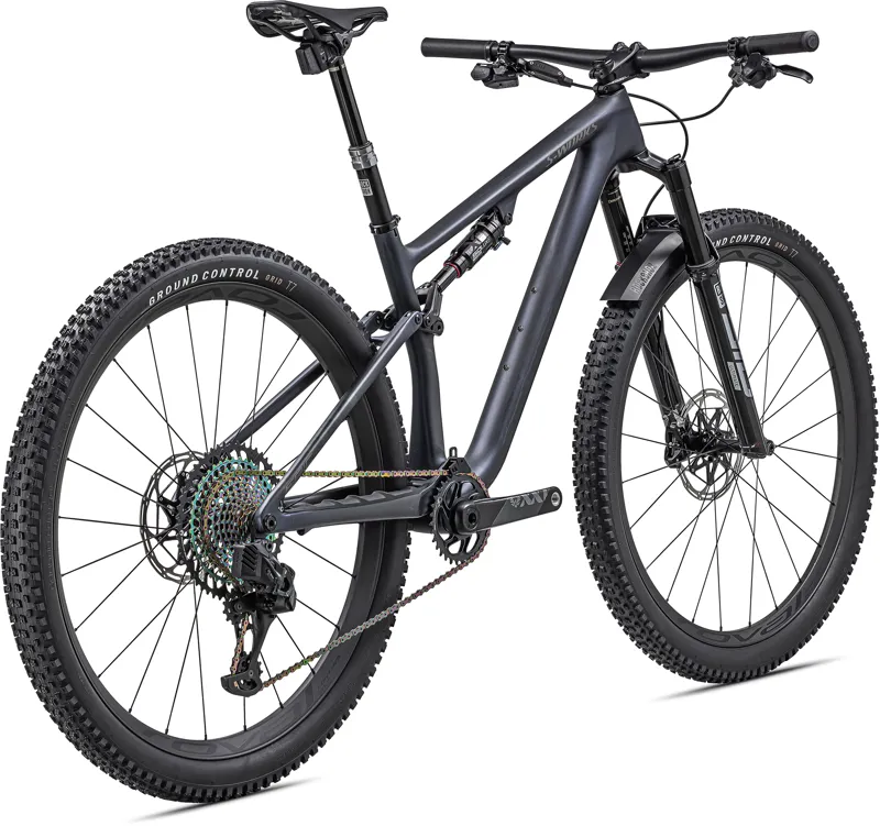 2023 S-Works Epic Evo Mountain Bike - Satin Blue Ghost Pearl/Black Chrome-2
