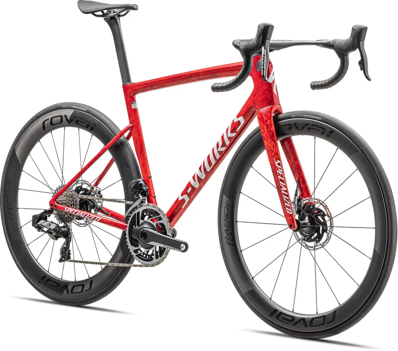 2024 S-Works Tarmac SL8 SRAM Red eTap AXS Road Bike - Gloss Red - Size 61cm-4
