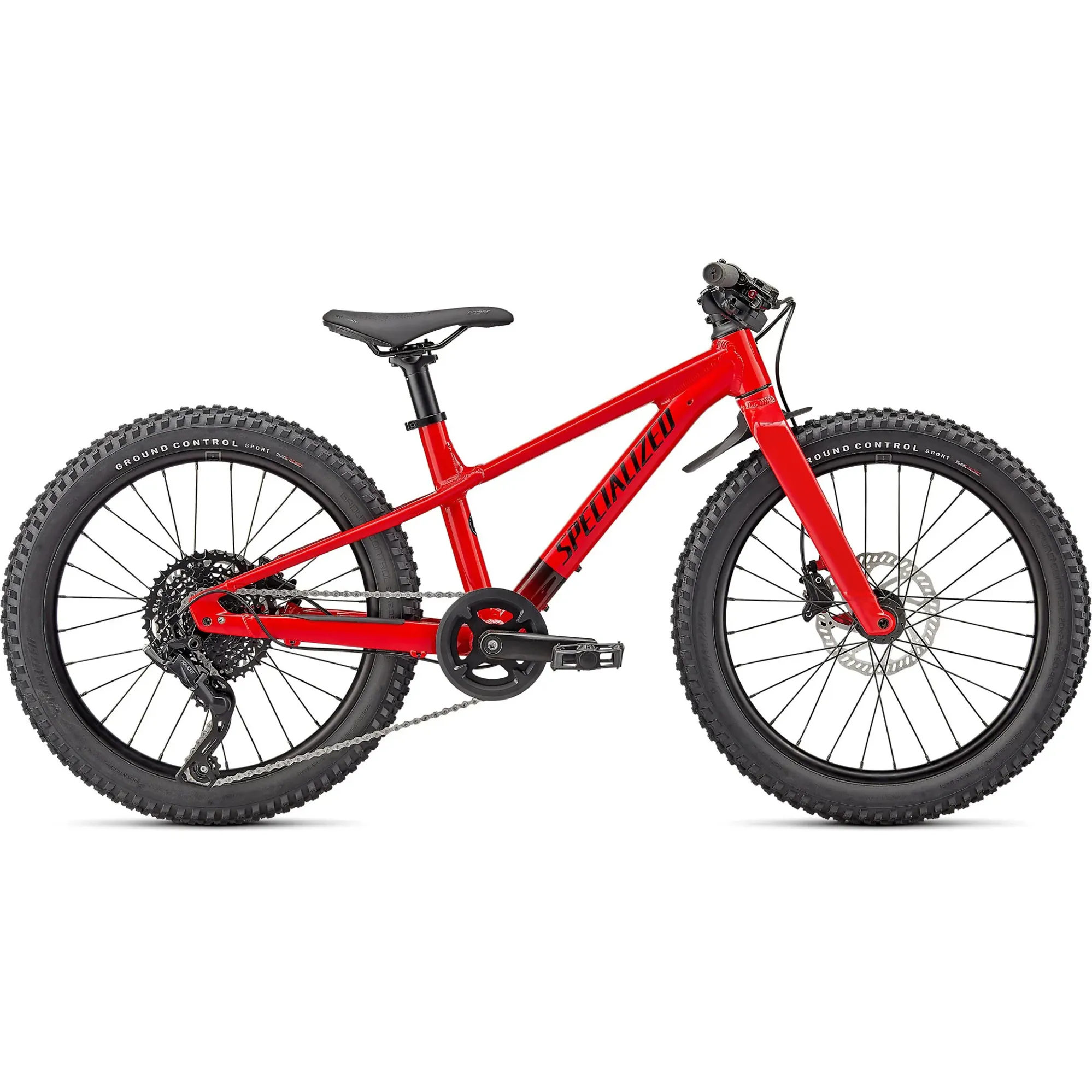 Shop Soiled: Specialized Riprock 20 Kids Mountain Bike Gloss Flo Red
