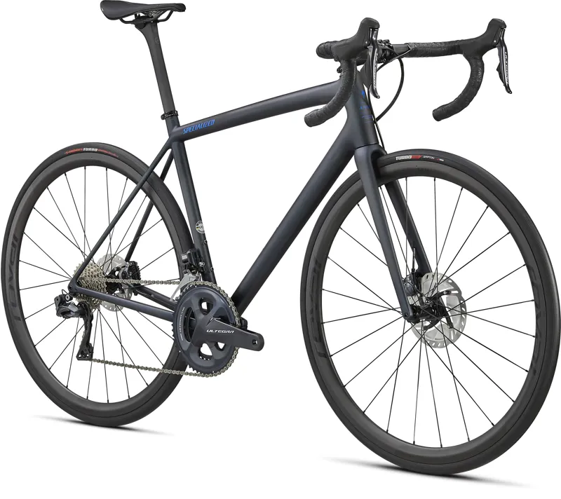 2021 Specialized Aethos Pro Ultegra Di2 Road Bike - Satin Blue Murano/Carbon/Cobalt-1