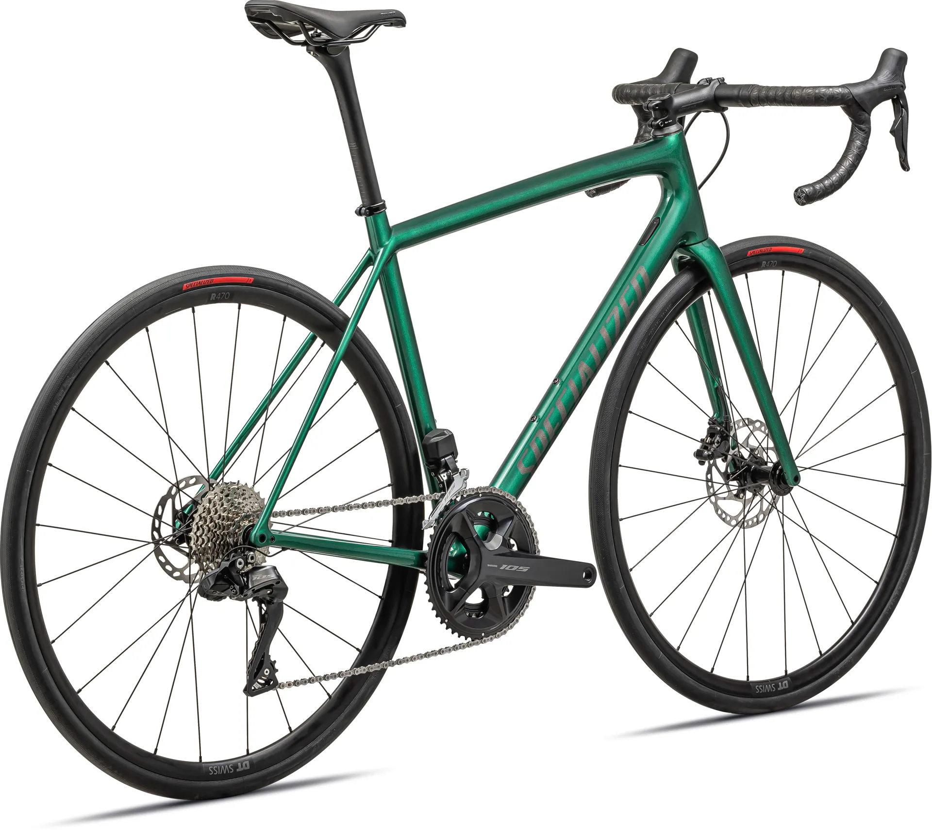 2024 Specialized Aethos Comp Shimano 105 Di2 Road Bike Pine