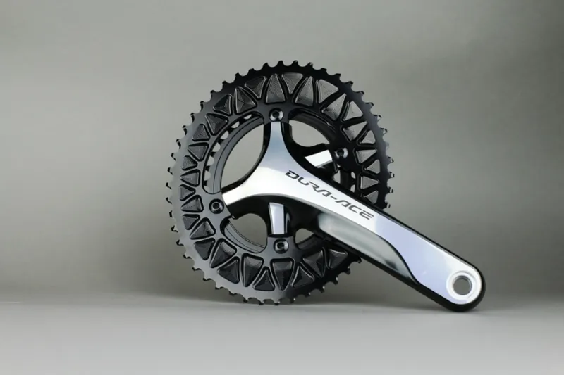 Absolute Black Road Oval Sub-Compact 110/4 30T Chainring - Black-1