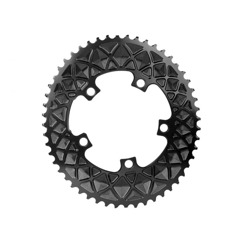 Absolute Black Roval Oval 110/5 110BCD 50T Chainring - Black