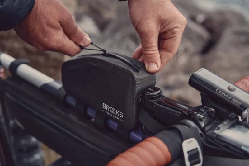 Brooks Scape Top Tube Bag - Mud Green-3