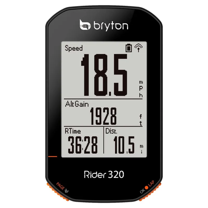 Bryton Rider 320T GPS Cycle Computer Bundle with Cadence and Heart Rate-5