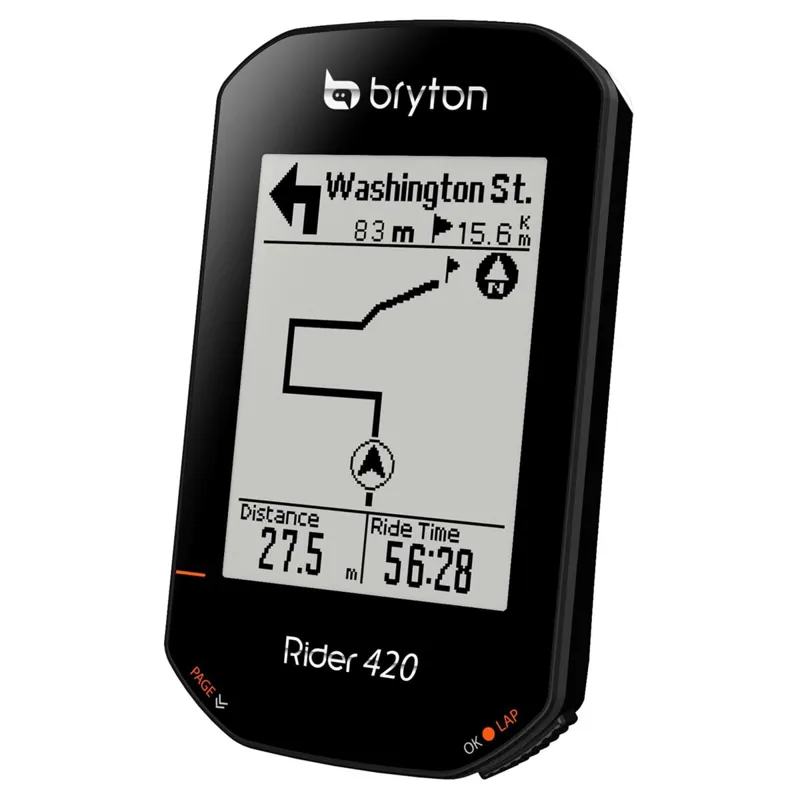 Bryton Rider 420H GPS Cycle Computer Bundle with Heart Rate