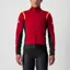 Castelli Alpha RoS 2 Mens Cycling Jacket - Red/Silver Reflex/Dark Grey