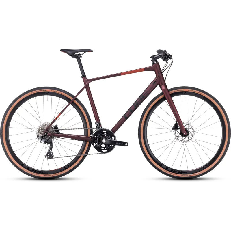 2023 Cube Nulane Race Gravel Bike Ruby Red Black