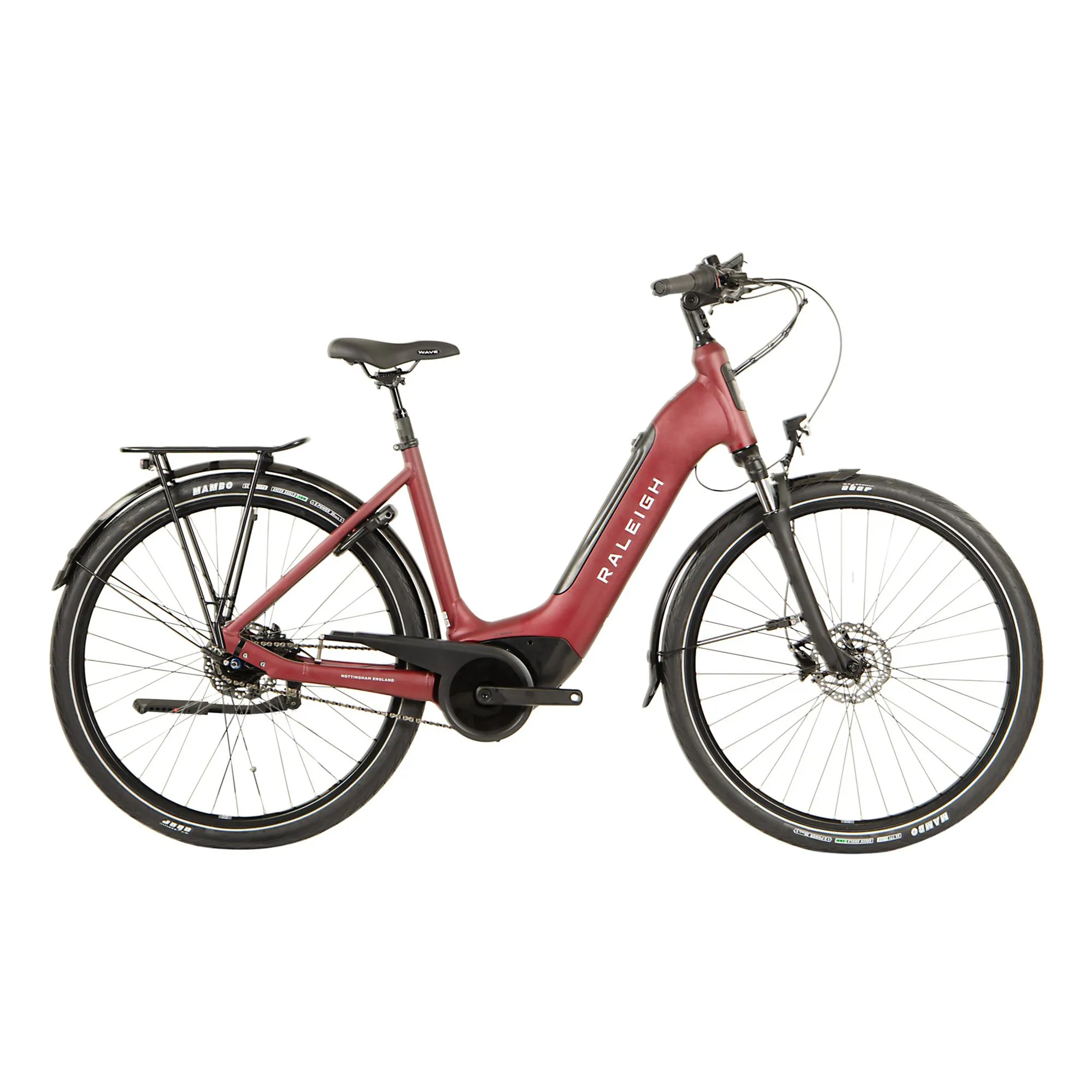 Raleigh Motus Tour 500 Low Step Hub Gear Electric Bike Red Size 51cm