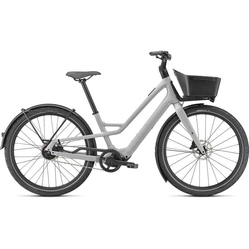 2022 Specialized Turbo Como SL 4.0 Electric Hybrid Bike - Dove Grey/Transparent