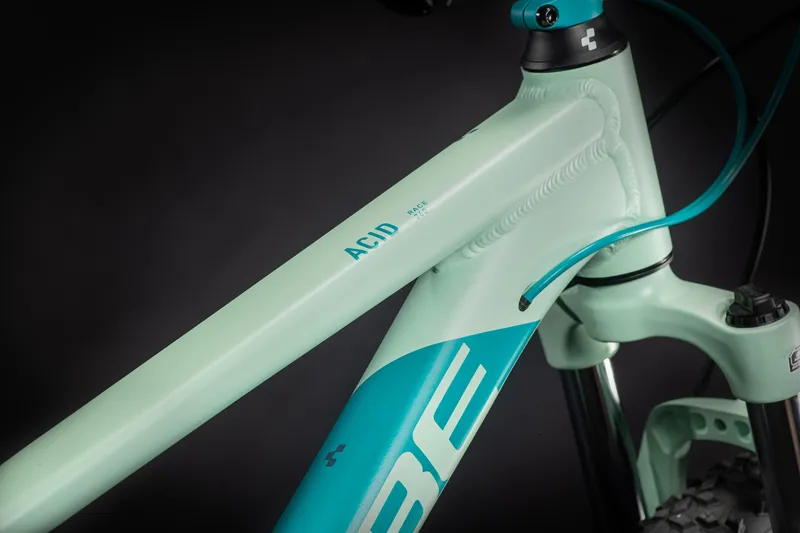 2022 Cube Acid 260 Disc 26 inch Kids Mountain Bike - Mint/Blue-4