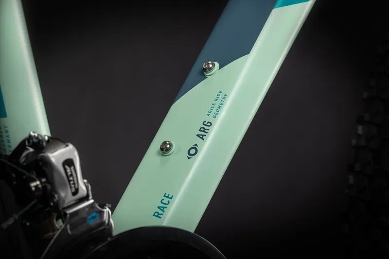 2022 Cube Acid 260 Disc 26 inch Kids Mountain Bike - Mint/Blue-3