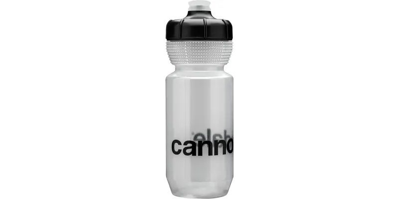 Cannondale Gripper Logo Water Bottle 600ml - Clear/Black