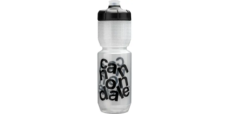Cannondale Gripper Stacked Water Bottle 750ml - Clear/Black
