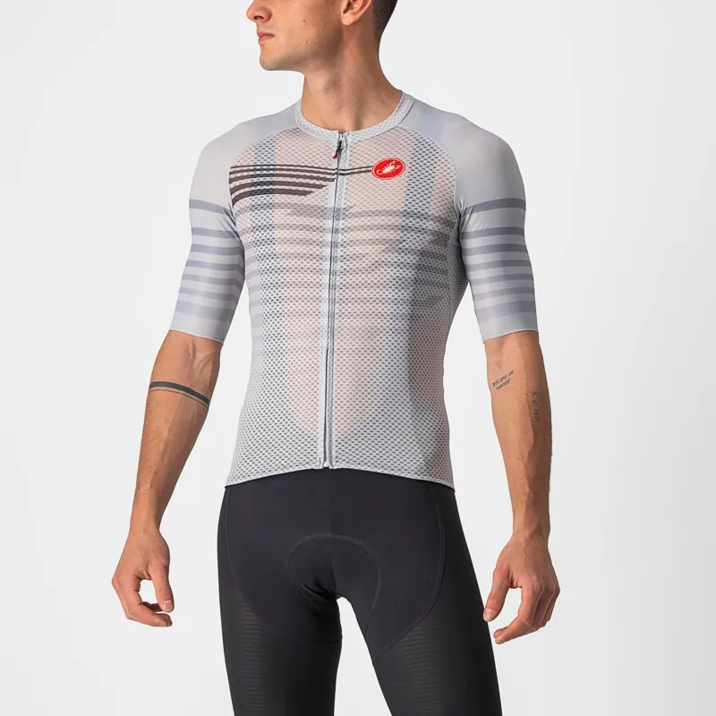 Castelli Climbers 3.0 SL Mens Jersey - Silver Grey/Dark Grey