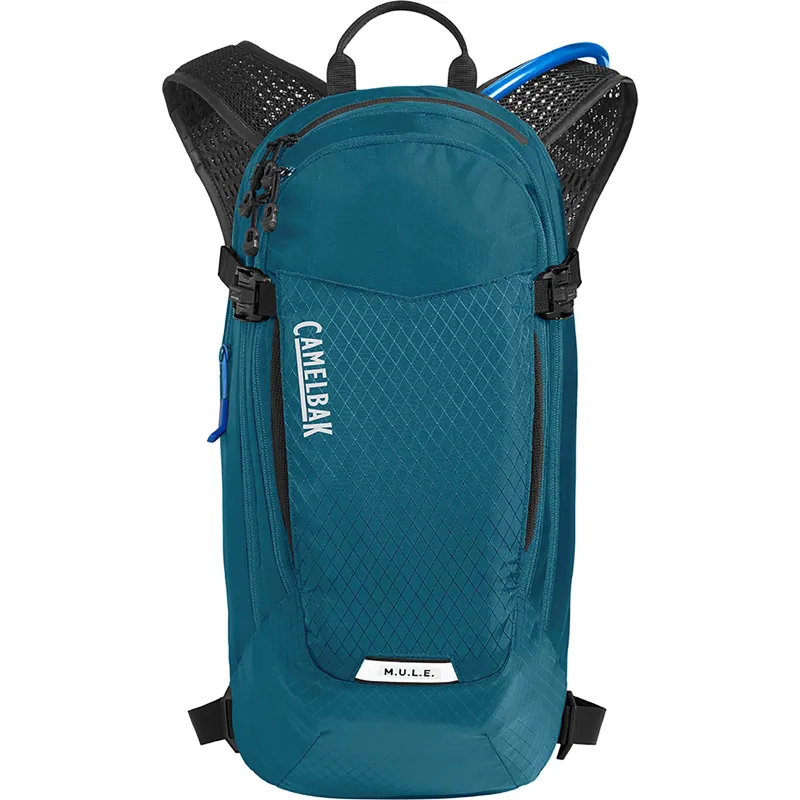 Camelbak Mule 12L Hydration Pack with 3L Reservoir - Moroccan Blue/Black-3