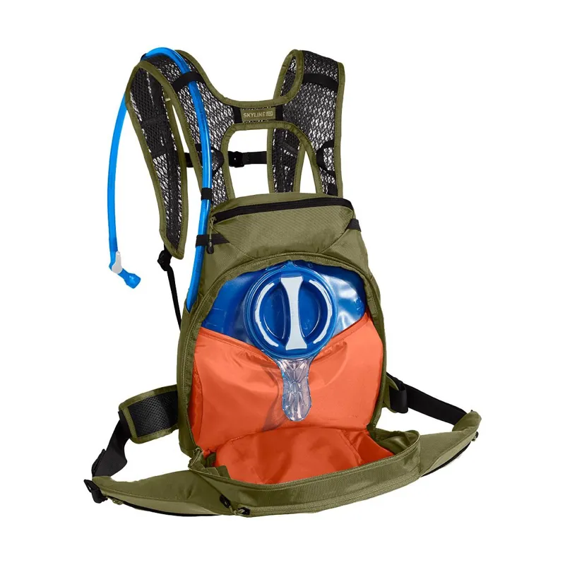 Camelbak Skyline LR 10 Low Rider 10L Hydration Pack Redesign - Burnt Olive/Kelp-2