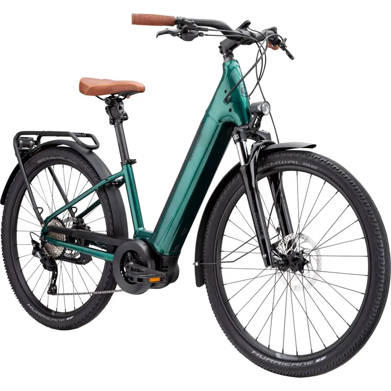 2022 Cannondale Adventure Neo 1 EQ Electric Hybrid Bike - Emerald-2