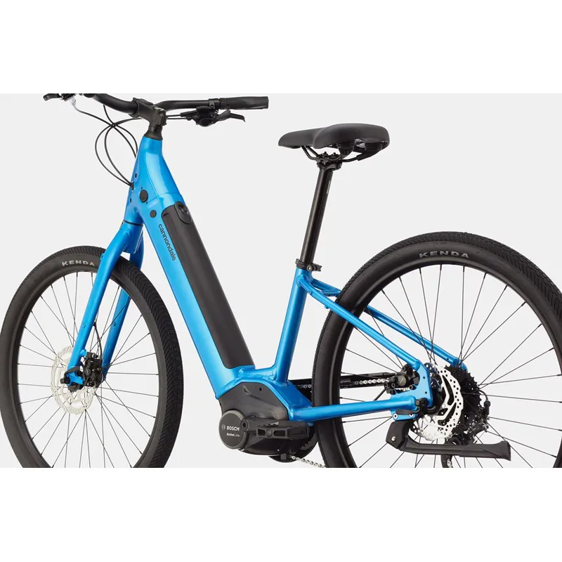 2023 Cannondale Adventure Neo 4 Electric Hybrid Bike - Electric Blue-1